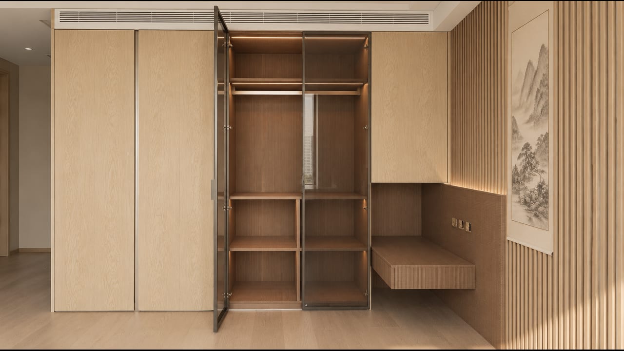 素溪木印 × 缕丝尊红｜宋式美学 · 衣帽间