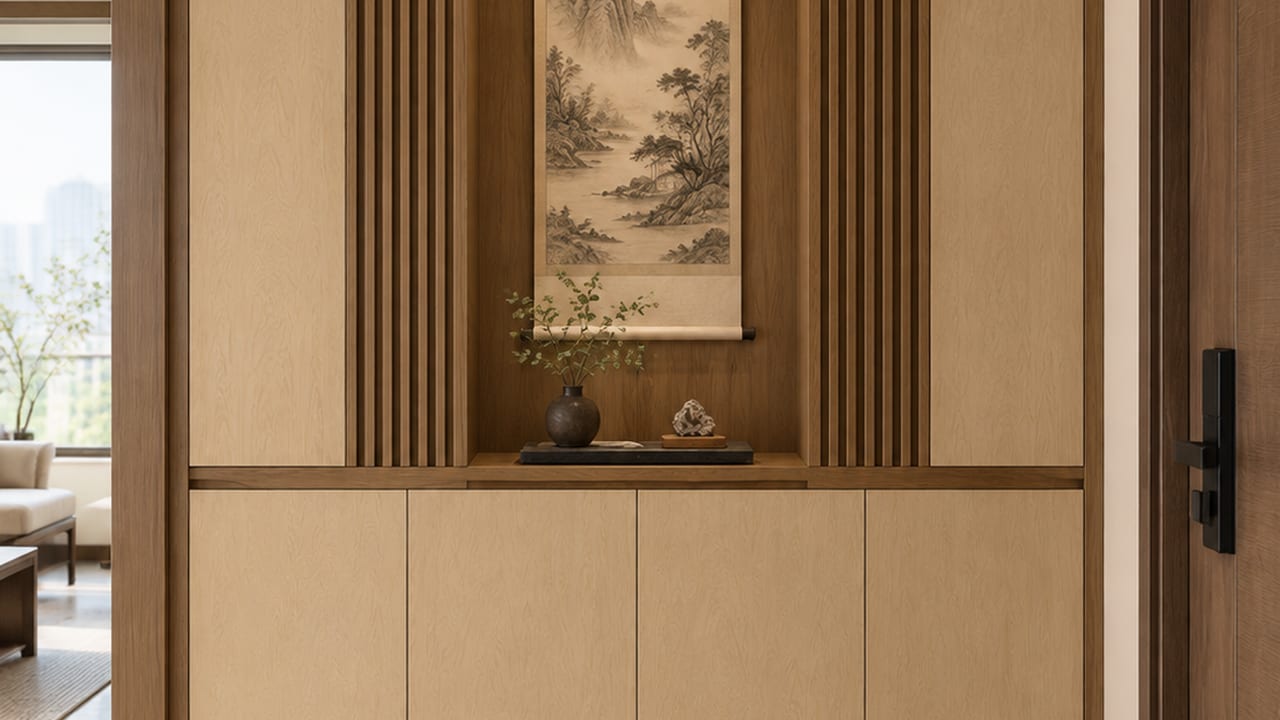 素溪木印 × 素木观岩|宋式美学 · 玄关