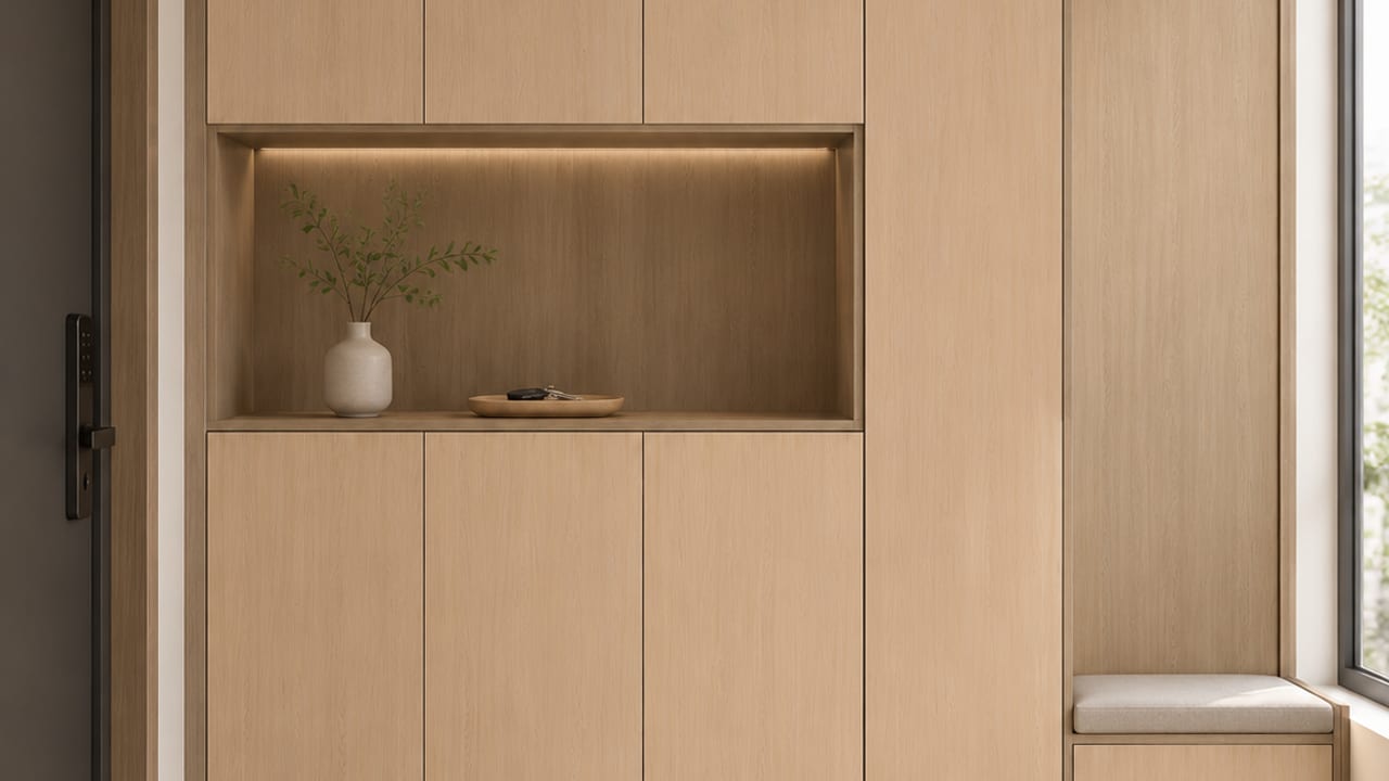 金陵之春 × 美拉德白桦|北欧风 · 玄关