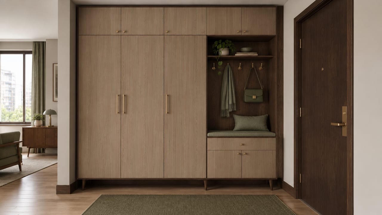 美拉德白桦 × 东方红云|中古风 · 玄关