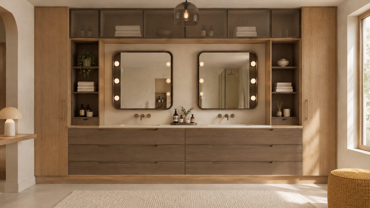 可丽芙沉香 × 原松木｜中古风 · 卫生间