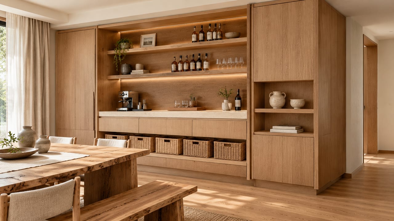 姑苏浅松 × 巴塞黄橡|原木风 · 餐厅