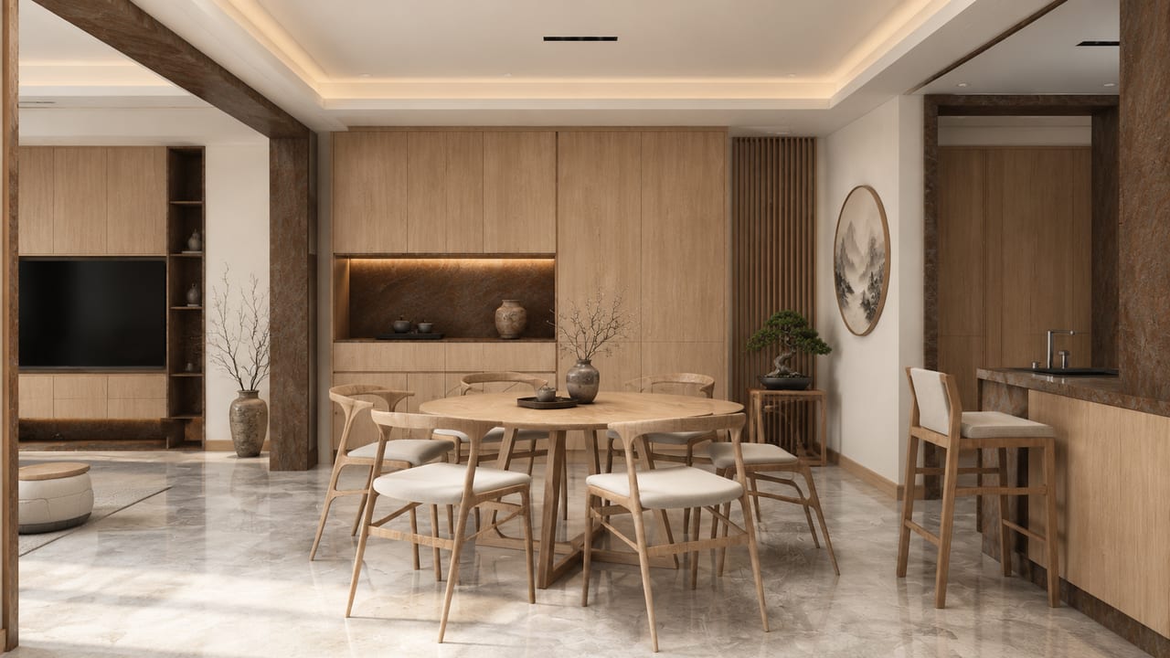 素溪木印 × 龙腾山海|宋式美学 · 餐厅