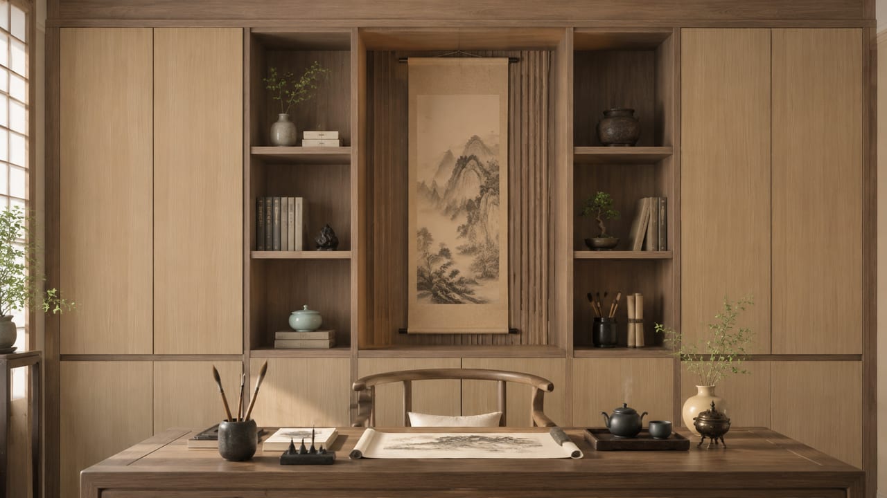 朗月黄 × 金陵之夏|宋式美学 · 书房