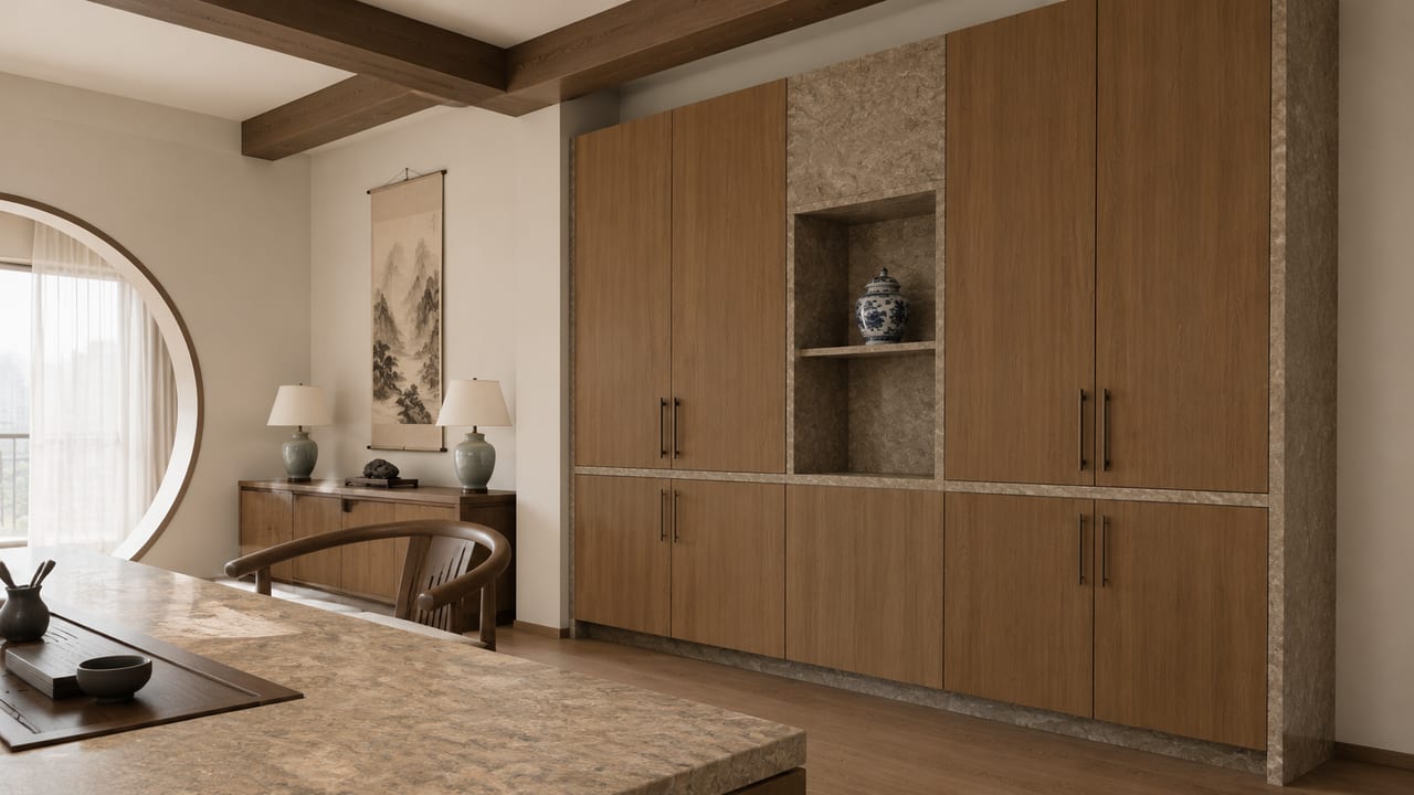 素木观岩 × 飞天漫卷|新中式 · 书房