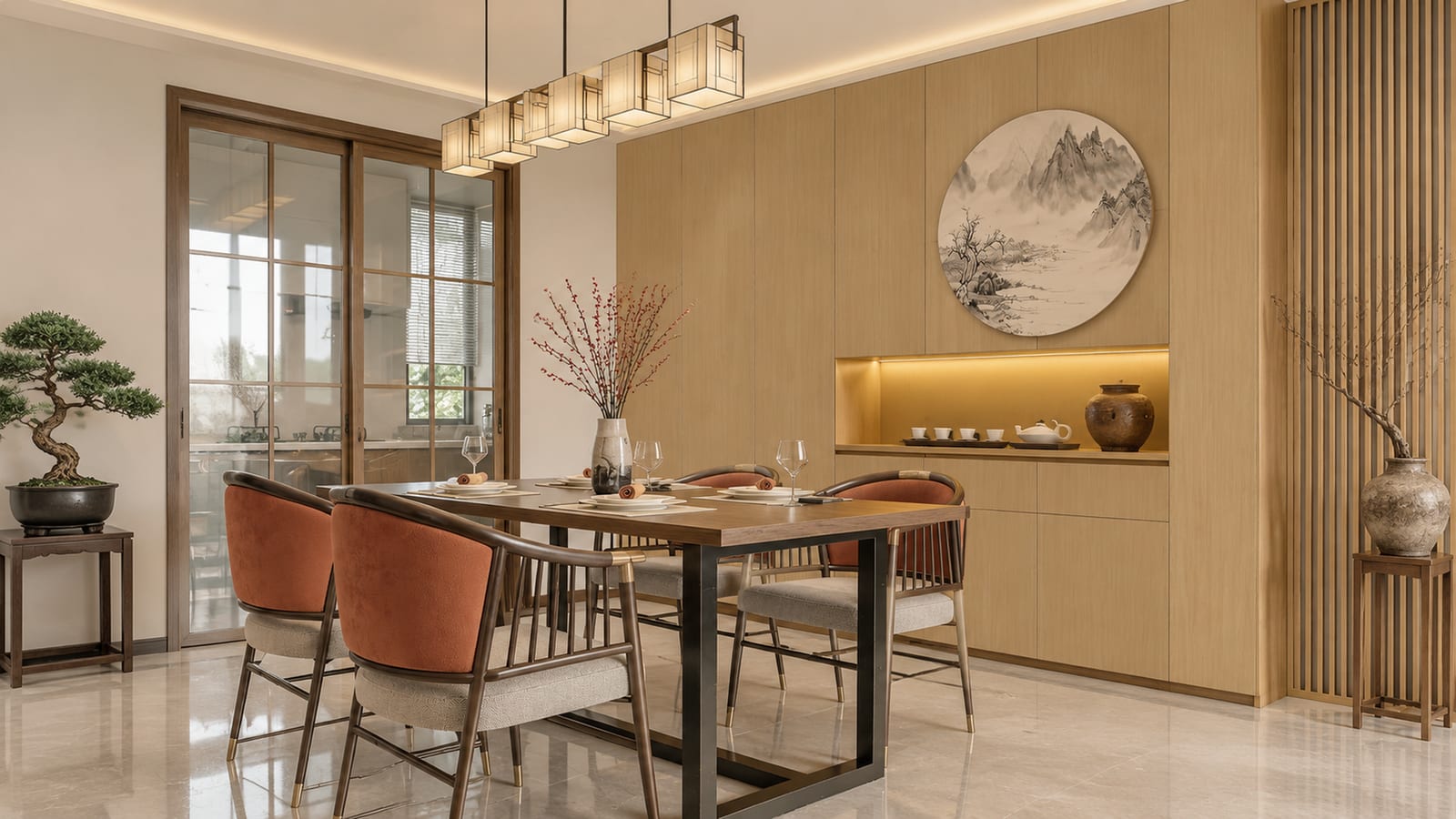 托卡伊黄榆 × 申布伦黄Metz|宋式美学 · 餐厅
