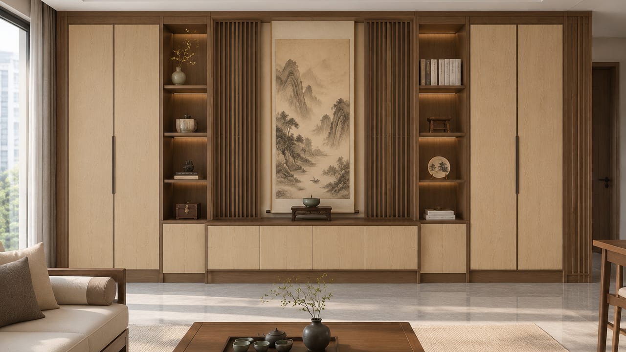 素溪木印 × 素木观岩|宋式美学 · 客厅