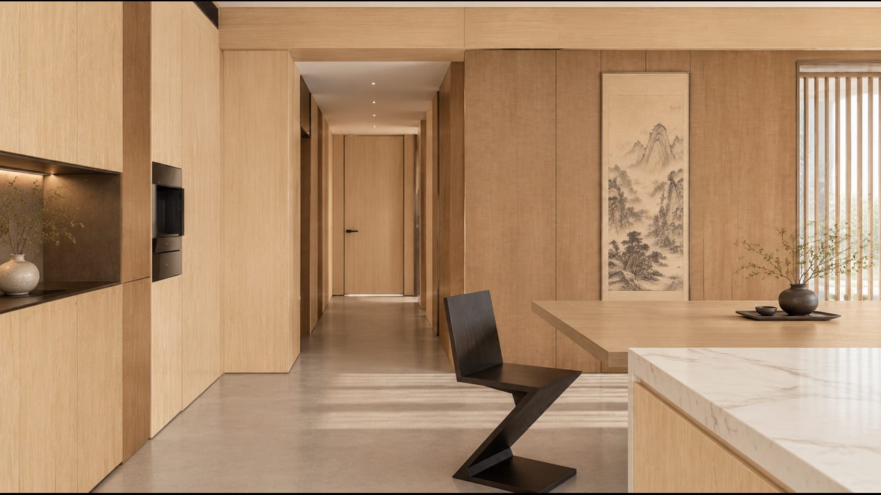 素溪木印 × 琥珀木影|宋式美学 · 餐厅