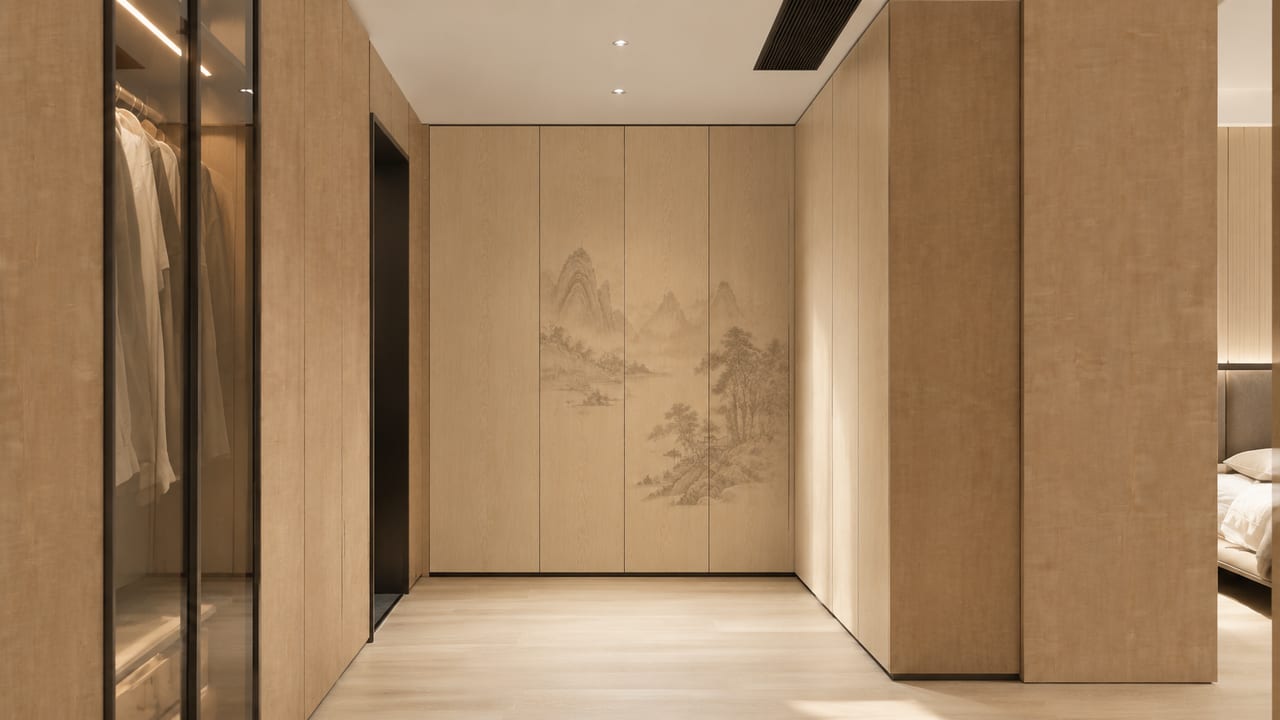 素溪木印 × 琥珀木影|宋式美学 · 衣帽间