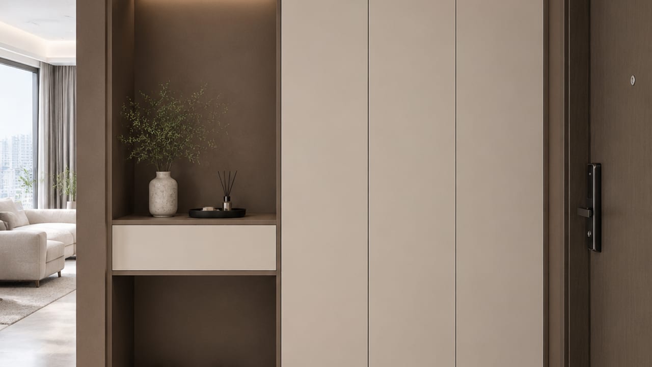 麦德林 × 塔斯曼｜意式极简 · 玄关