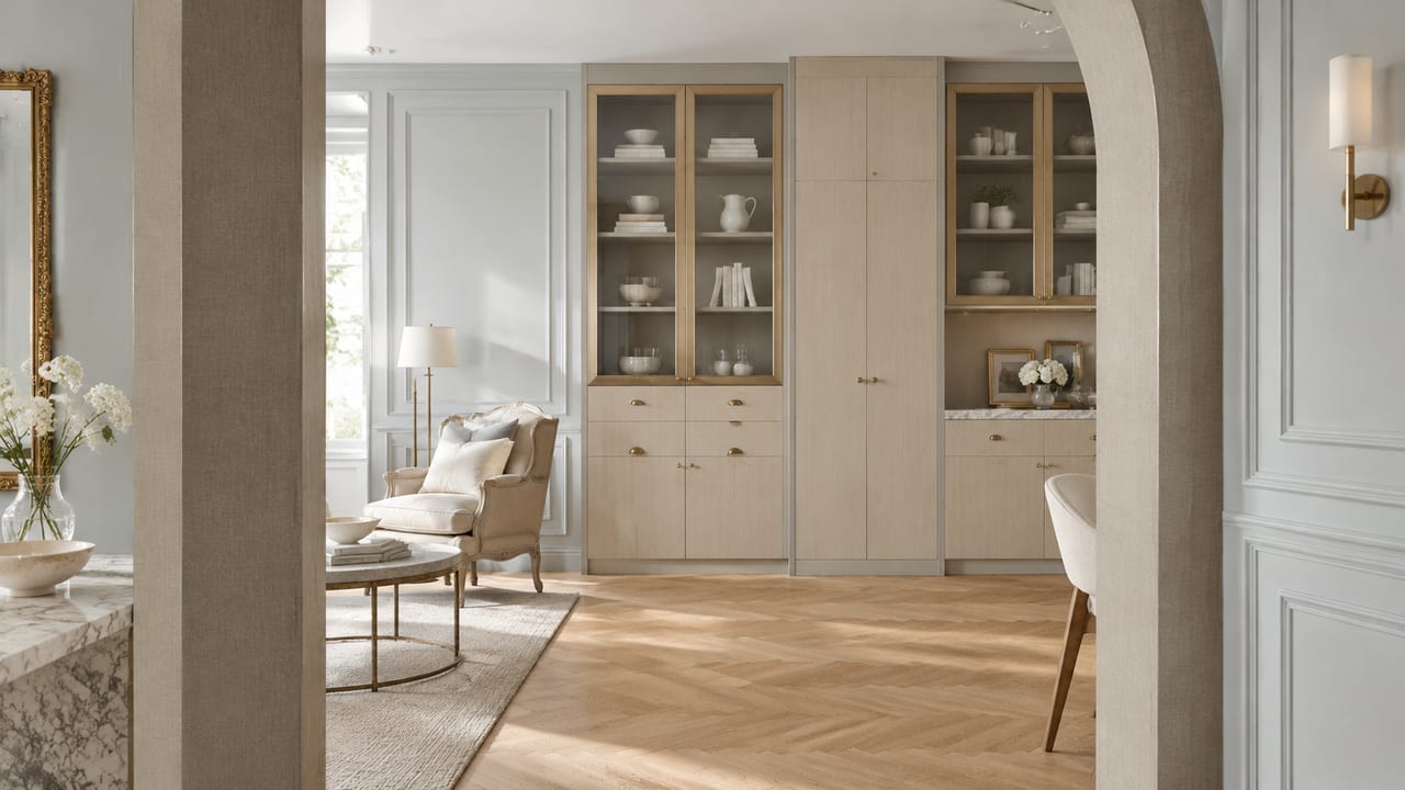 梦科原木 × 伦勃朗晨光|法式 · 客厅