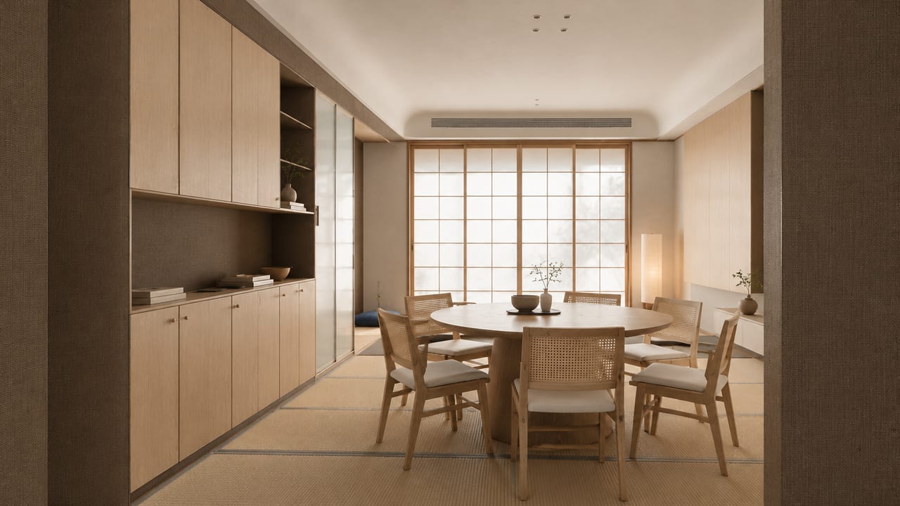 素溪木印 × 朝阳砚麻|日式风 · 餐厅