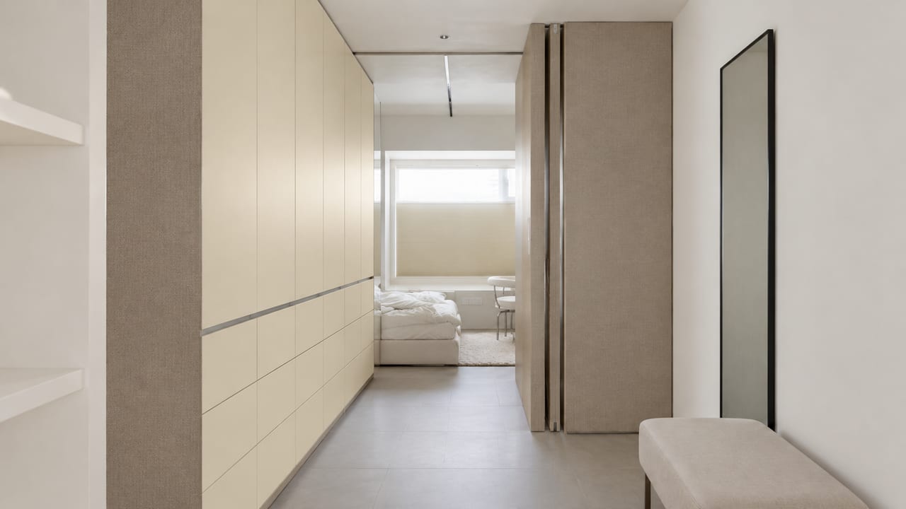 米穗灰 × Molteni&C黄布纹|现代简约 · 走廊