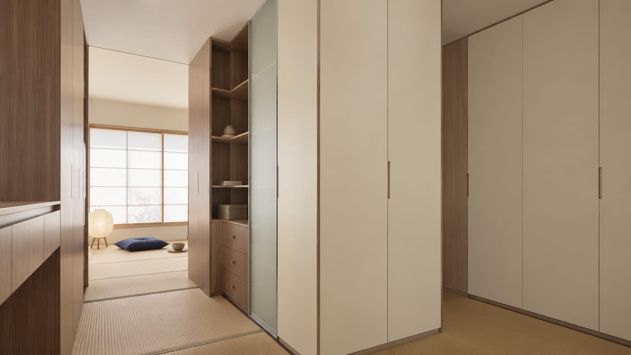 原浆竹月 × 月影胡桃|日式风 · 走廊