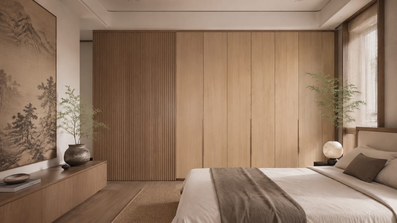 朗月黄 × 金陵之夏|宋式美学 · 主卧