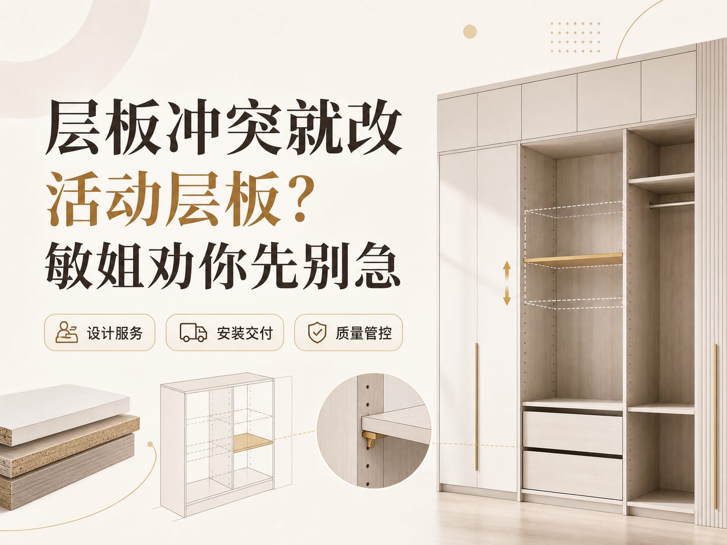 层板冲突就改活动层板?敏姐劝你先别急
