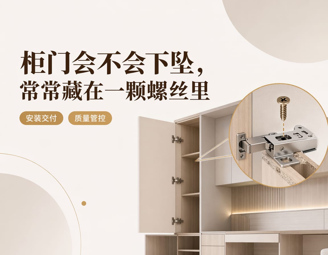 柜门会不会下坠,常常藏在一颗螺丝里