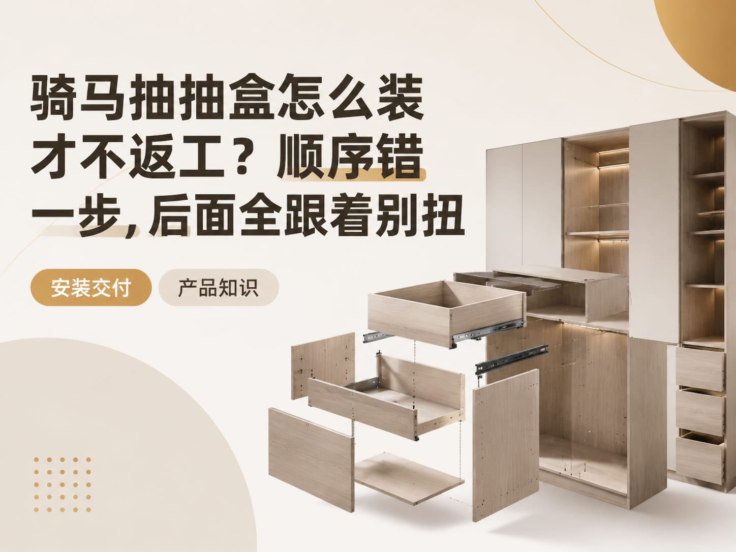 骑马抽抽盒怎么装才不返工?顺序错一步,后面全跟着别扭