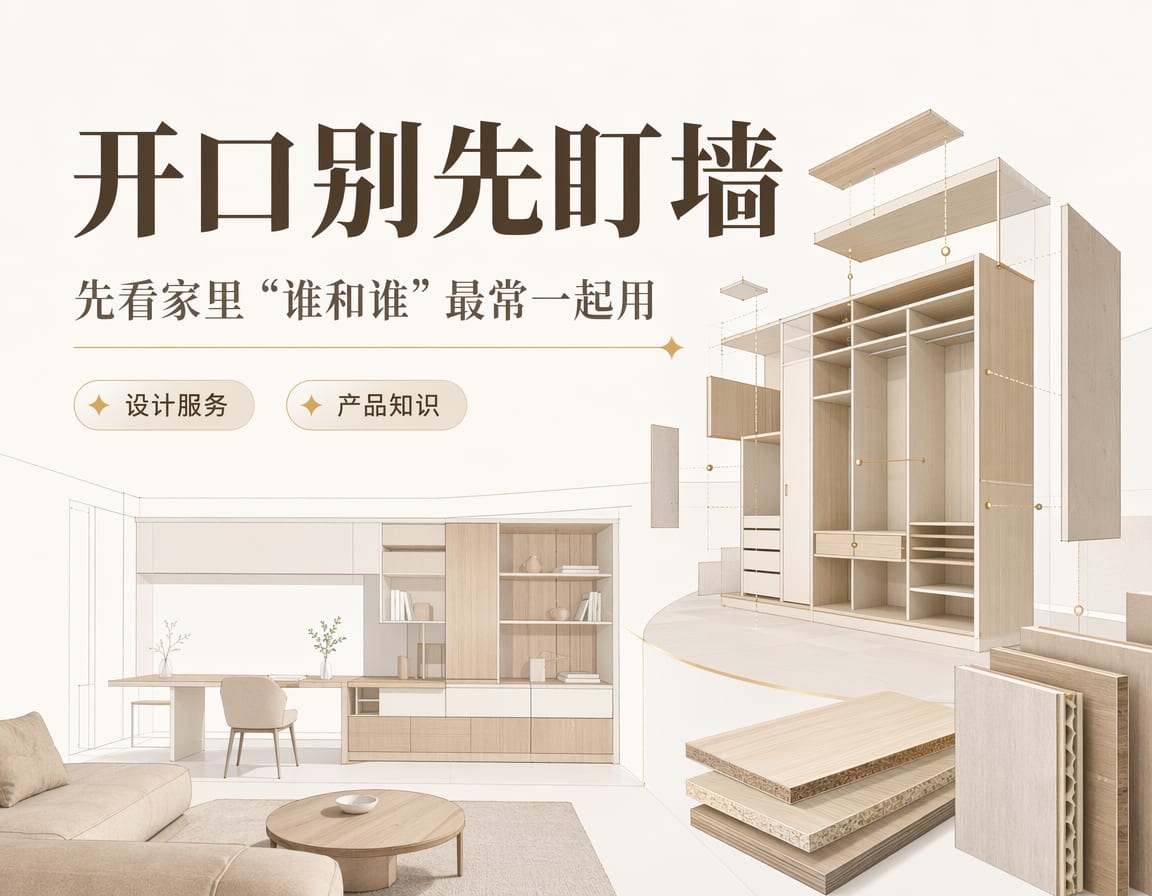 开口别先盯墙:先看家里“谁和谁”最常一起用
