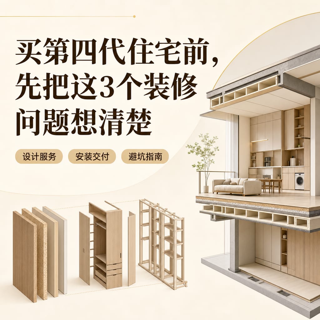 买第四代住宅前,先把这3个装修问题想清楚