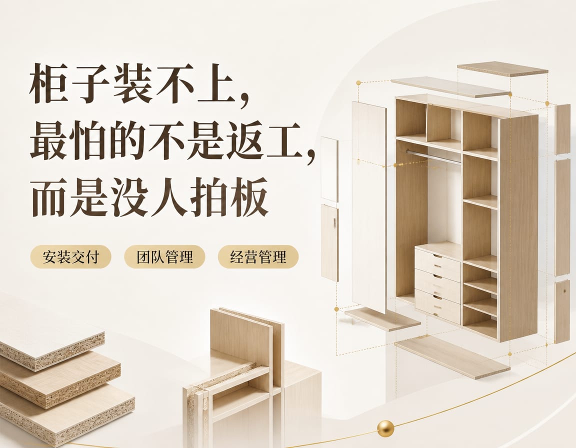 柜子装不上,最怕的不是返工,而是没人拍板