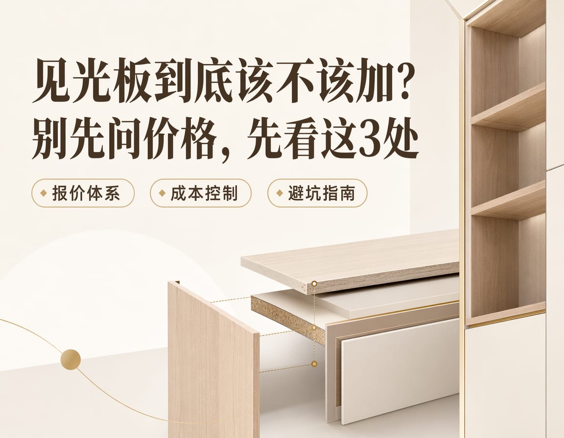 见光板到底该不该加？别先问价格，先看这3处