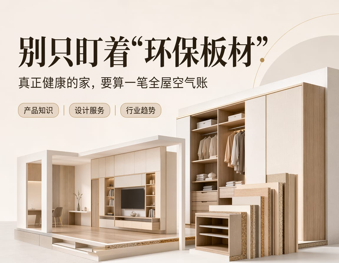 别只盯着“环保板材”：真正健康的家，要算一笔全屋空气账