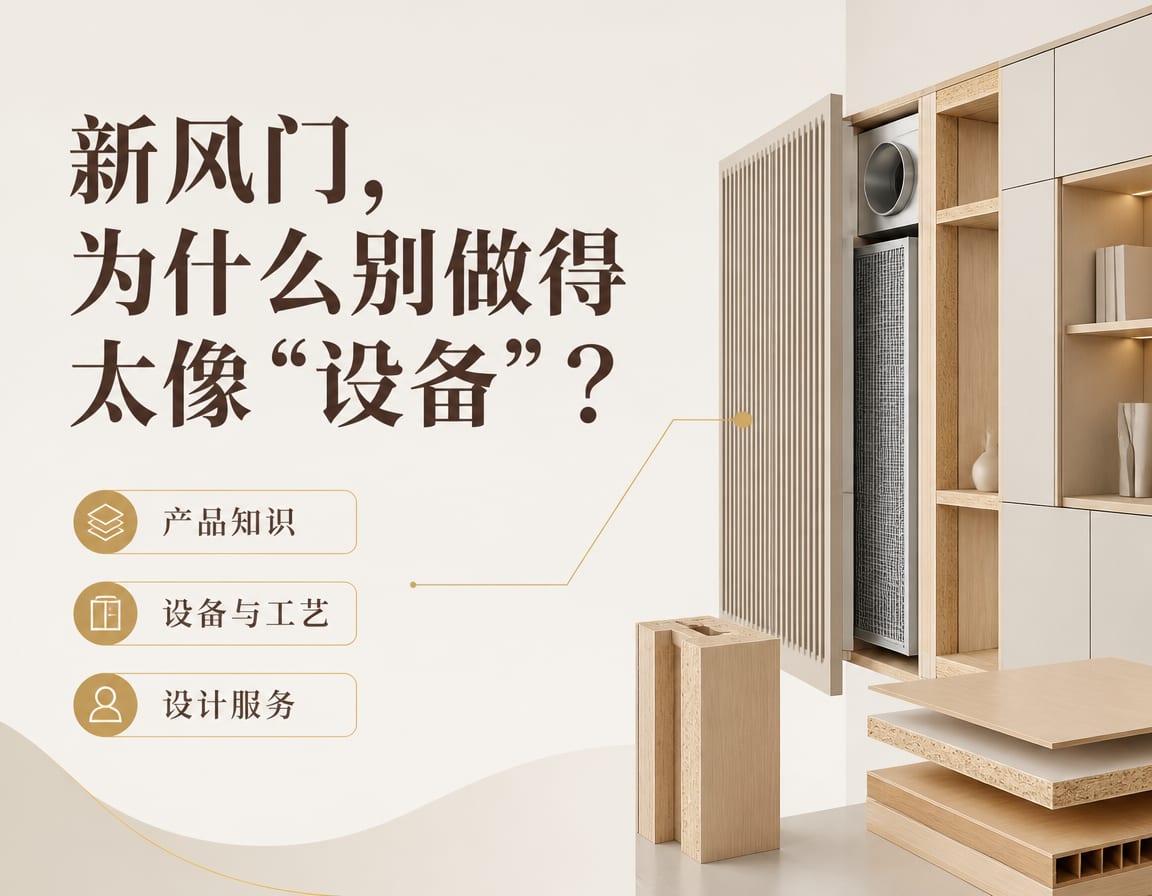 新风门,为什么别做得太像“设备”?