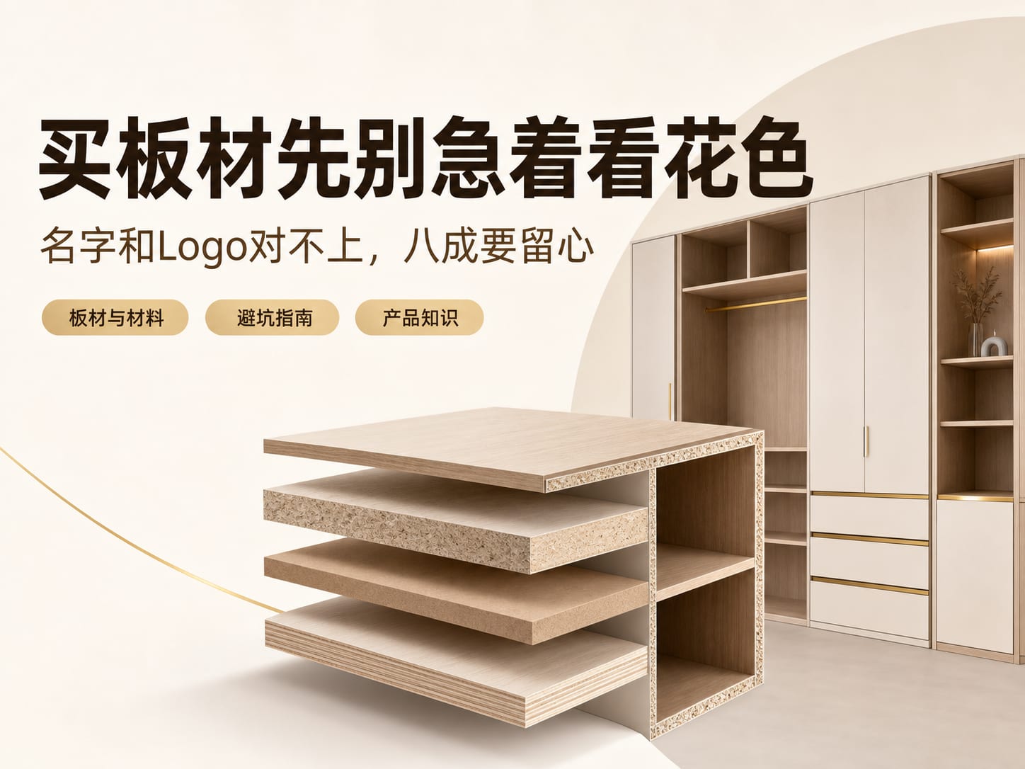 买板材先别急着看花色:名字和Logo对不上,八成要留心