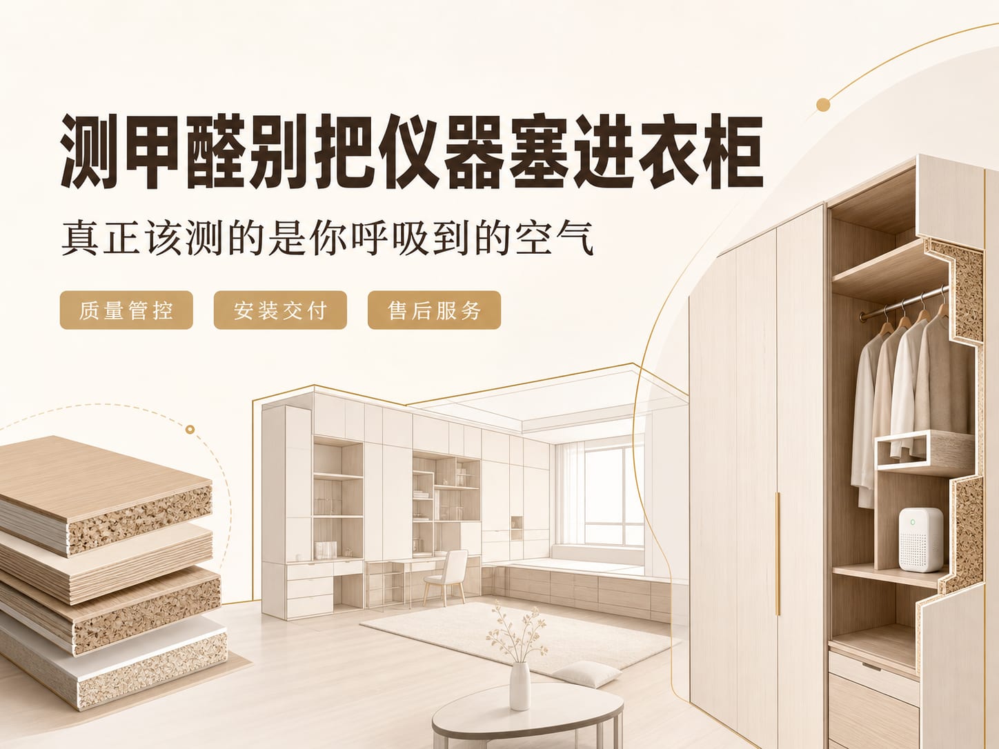 测甲醛别把仪器塞进衣柜:真正该测的是你呼吸到的空气