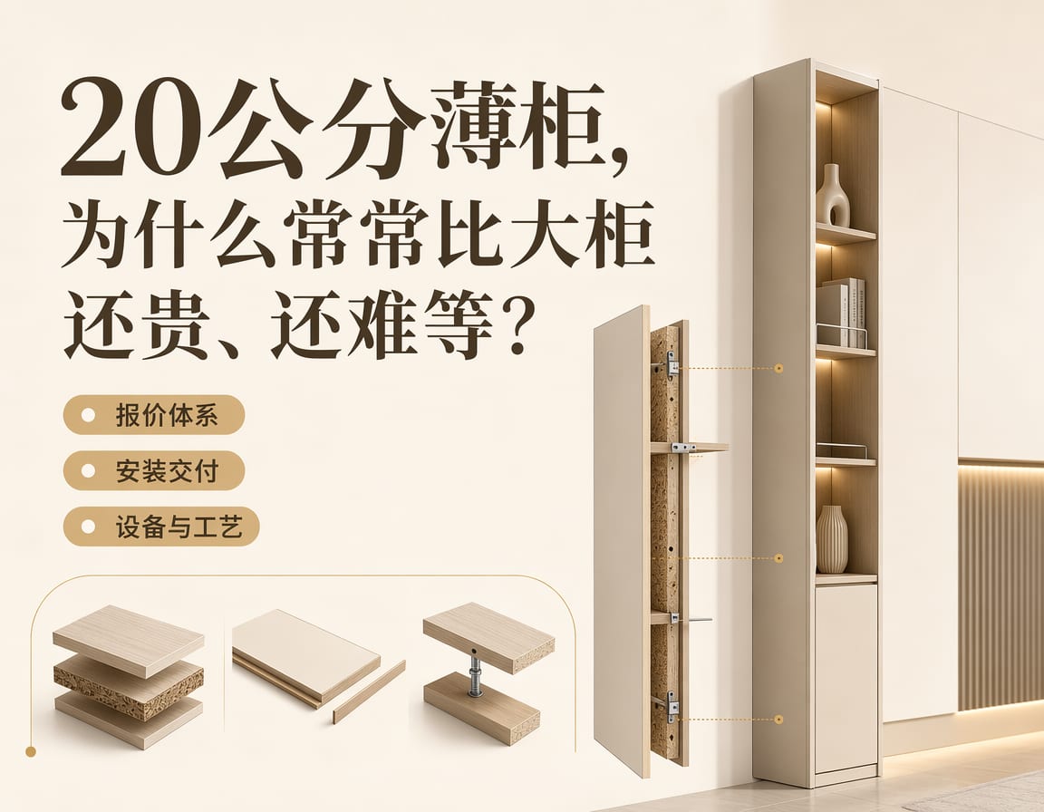 20公分薄柜，为什么常常比大柜还贵、还难等？