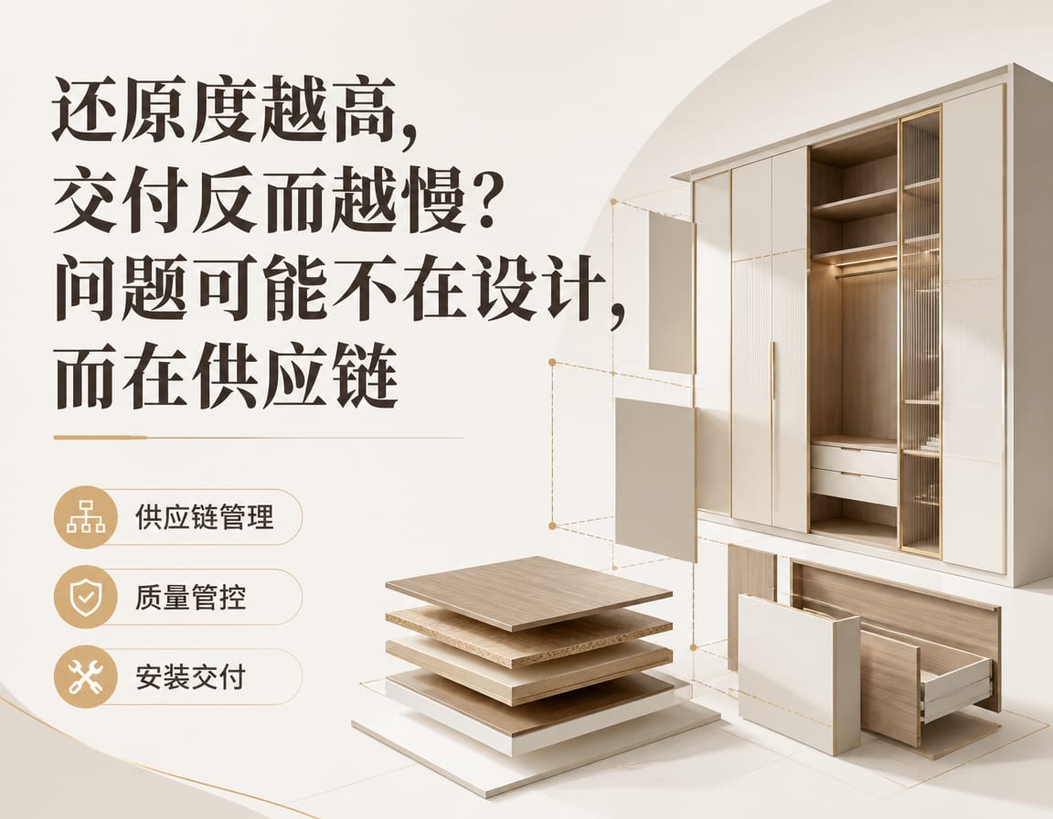 还原度越高，交付反而越慢？问题可能不在设计，而在供应链
