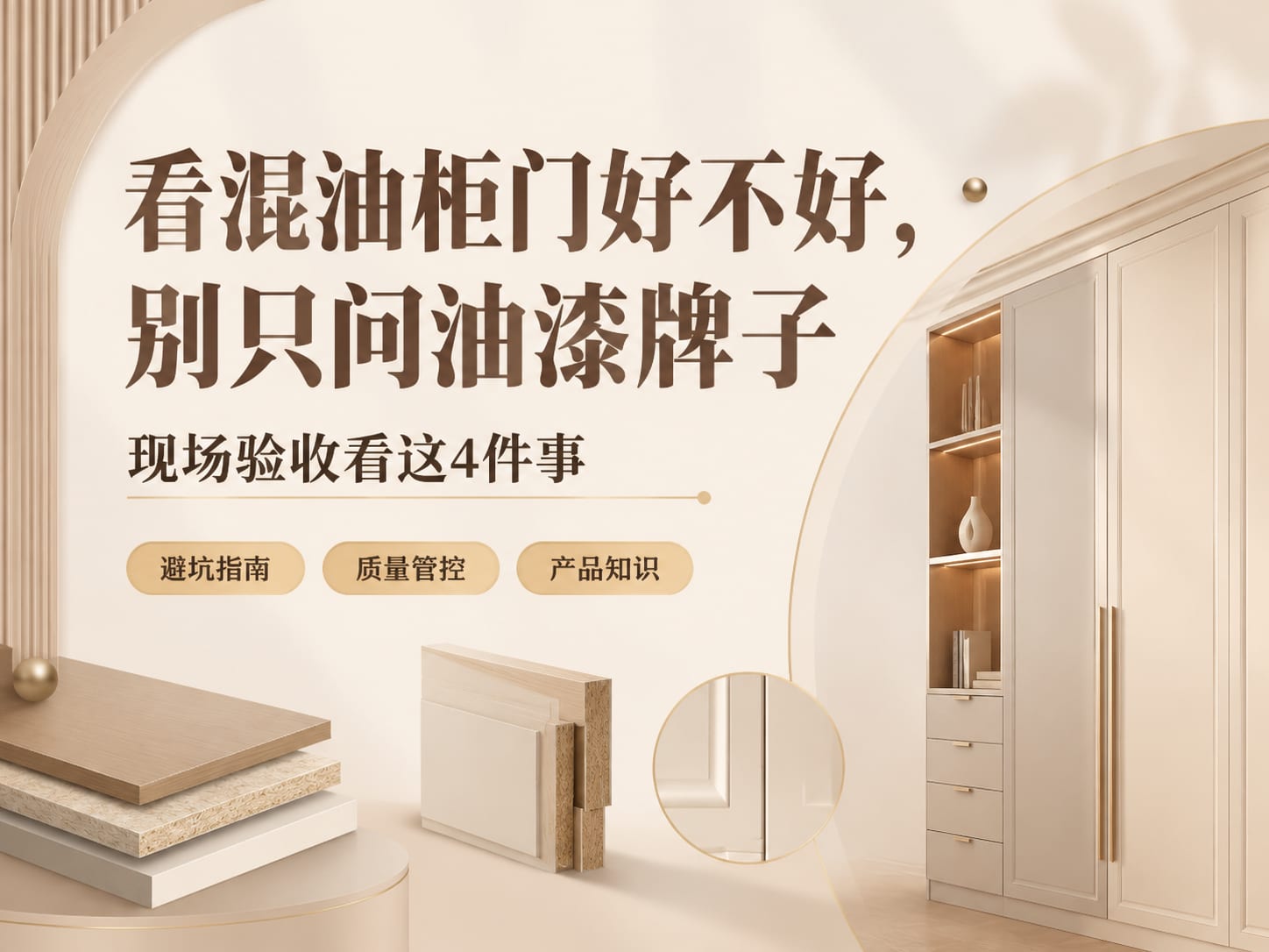看混油柜门好不好，别只问油漆牌子：现场验收看这4件事