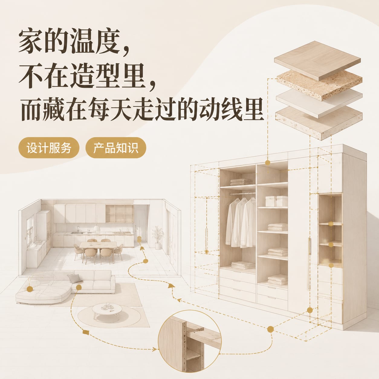 家的温度，不在造型里，而藏在每天走过的动线里
