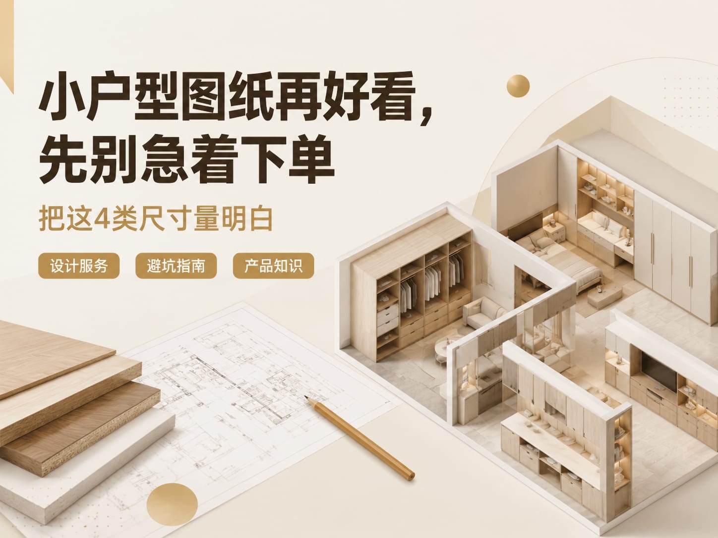 小户型图纸再好看，先别急着下单：把这4类尺寸量明白