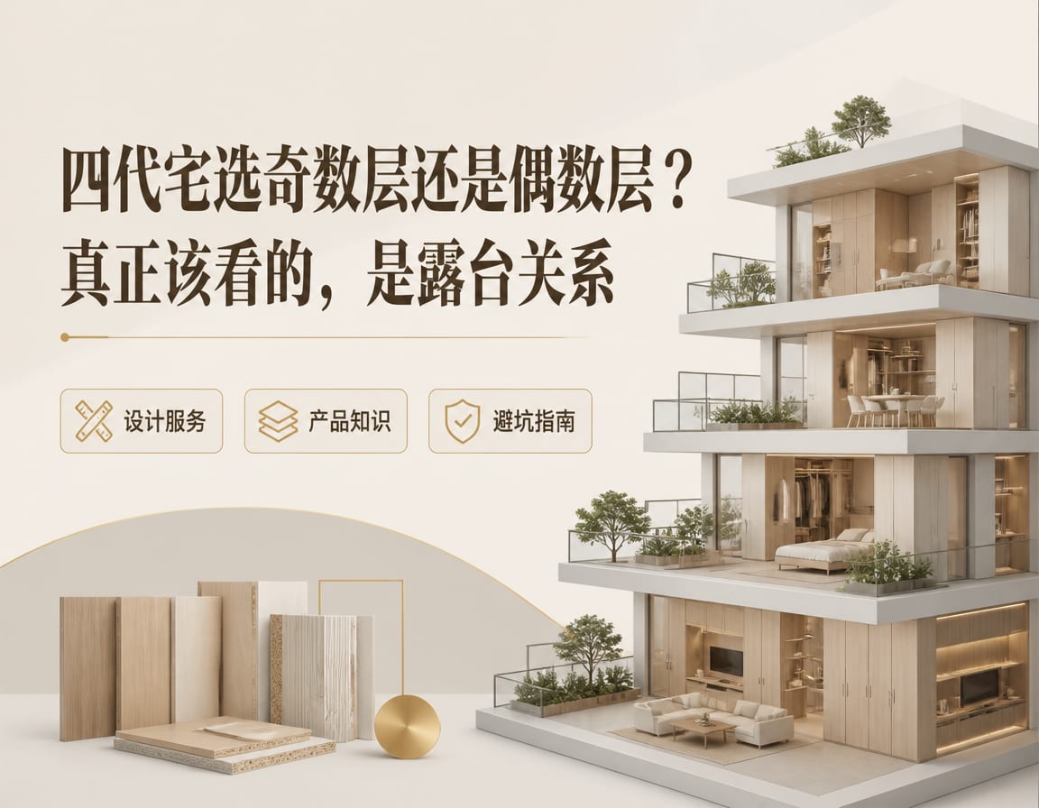 四代宅选奇数层还是偶数层？真正该看的，是露台关系