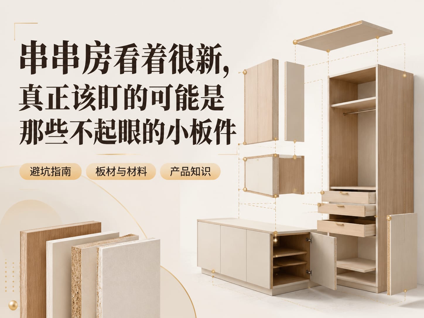 串串房看着很新，真正该盯的可能是那些不起眼的小板件