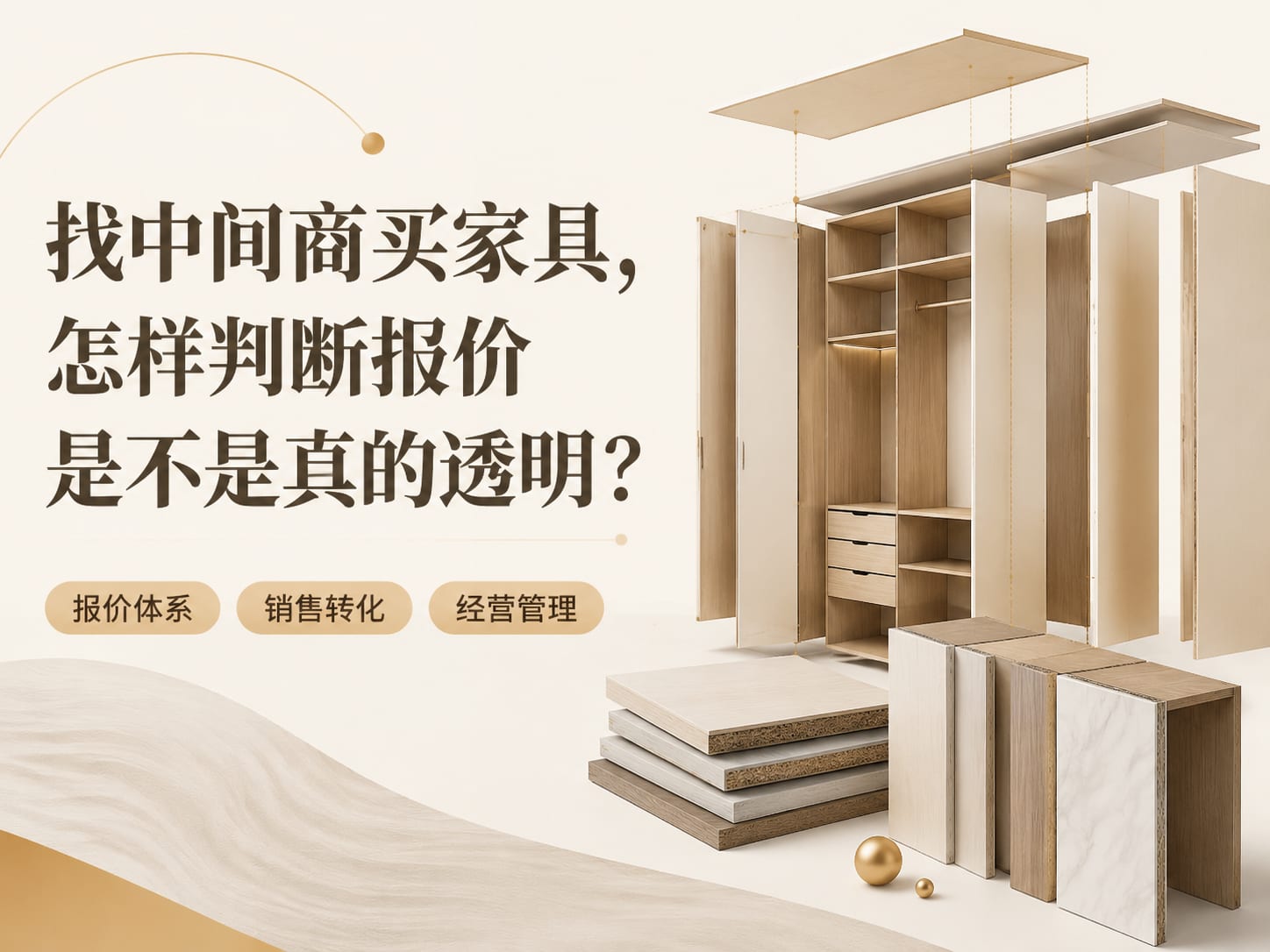 找中间商买家具，怎样判断报价是不是真的透明？