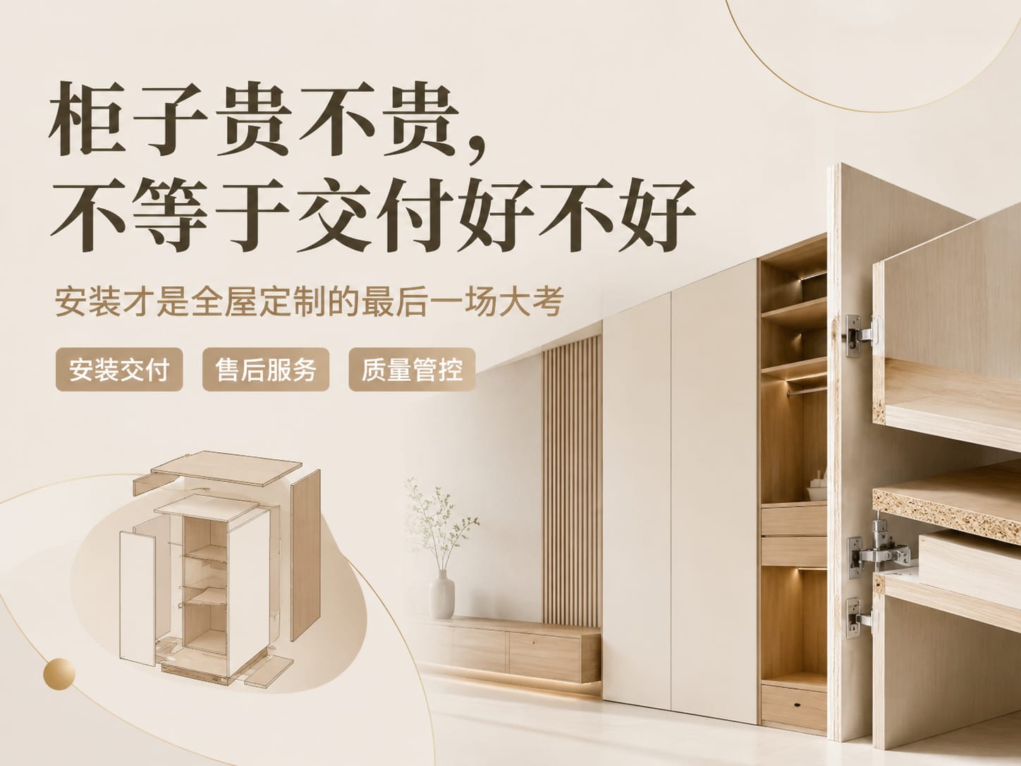柜子贵不贵，不等于交付好不好：安装才是全屋定制的最后一场大考