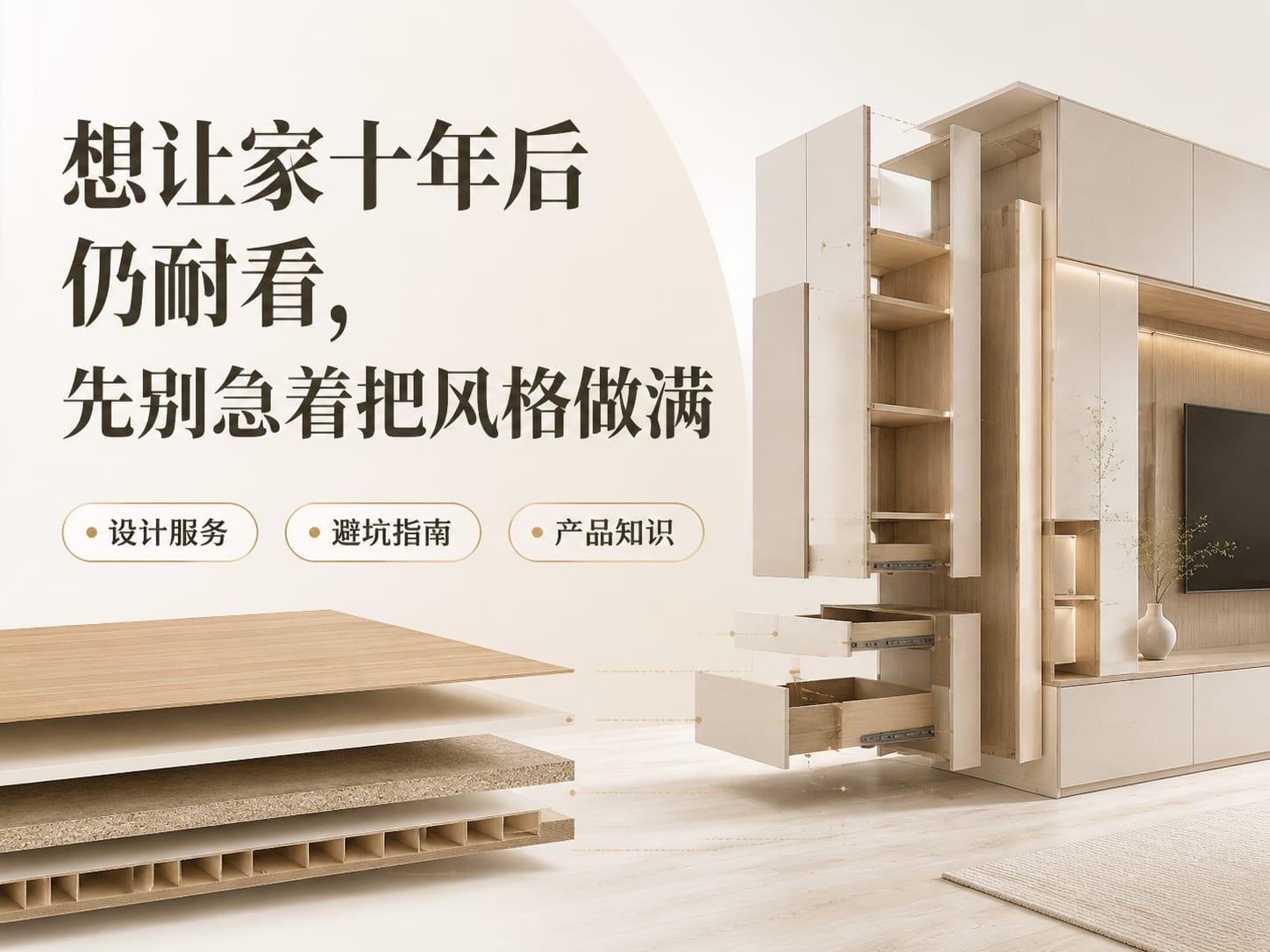 想让家十年后仍耐看，先别急着把风格做满