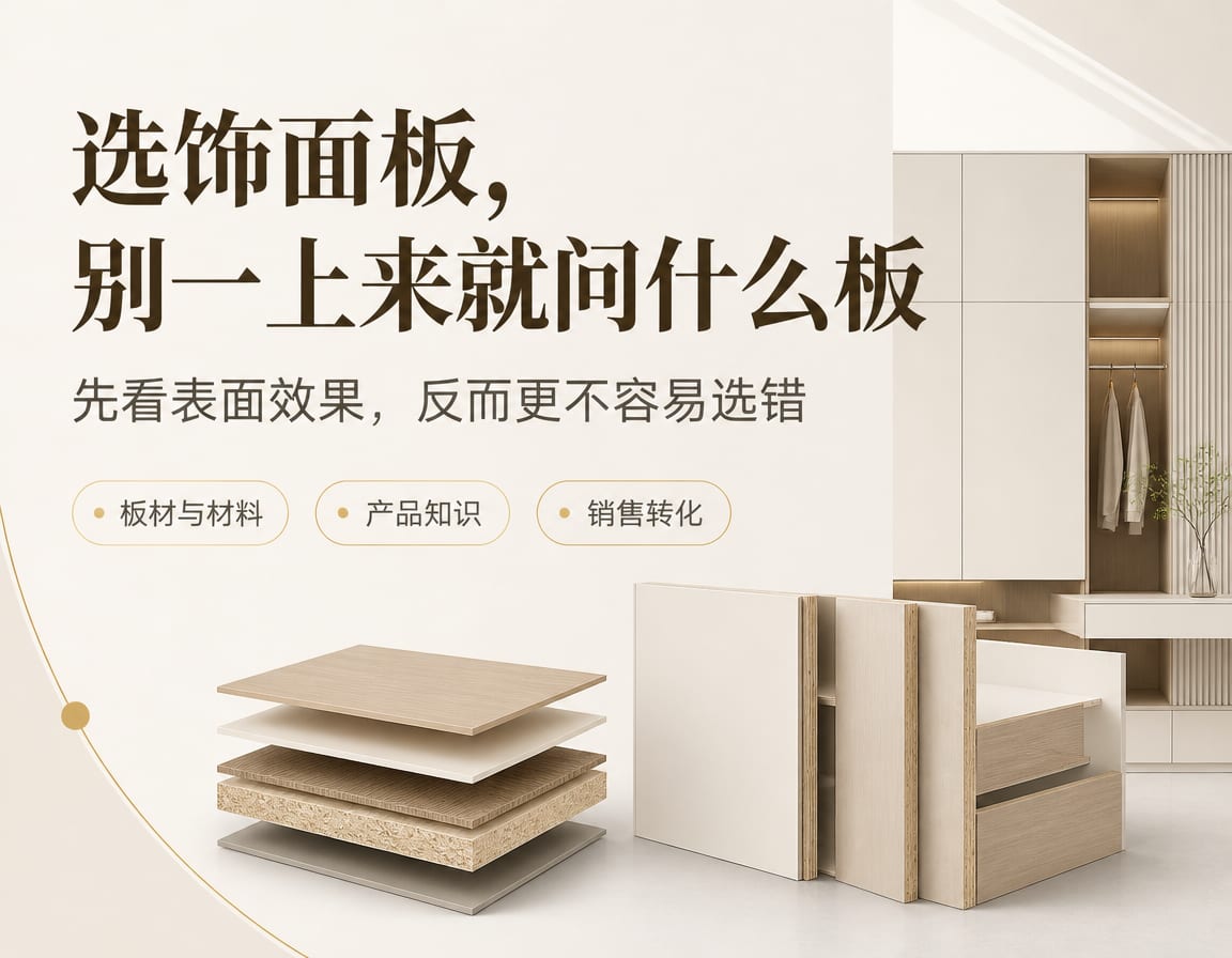 选饰面板,别一上来就问什么板:先看表面效果,反而更不容易选错