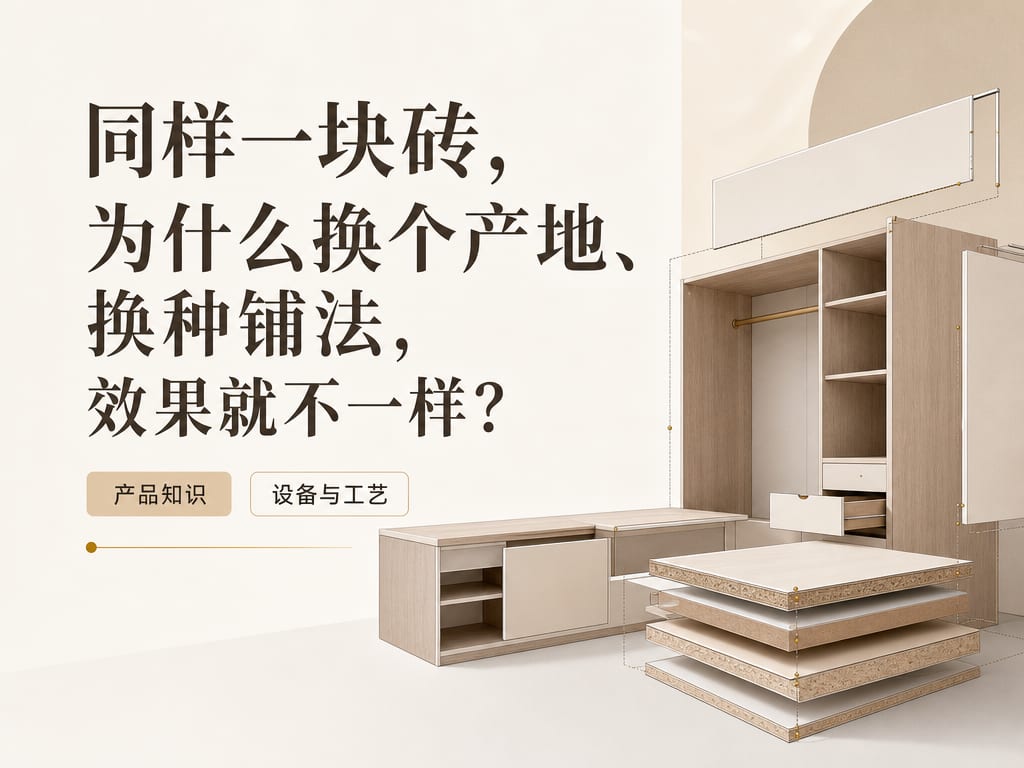 同样一块砖,为什么换个产地、换种铺法,效果就不一样?