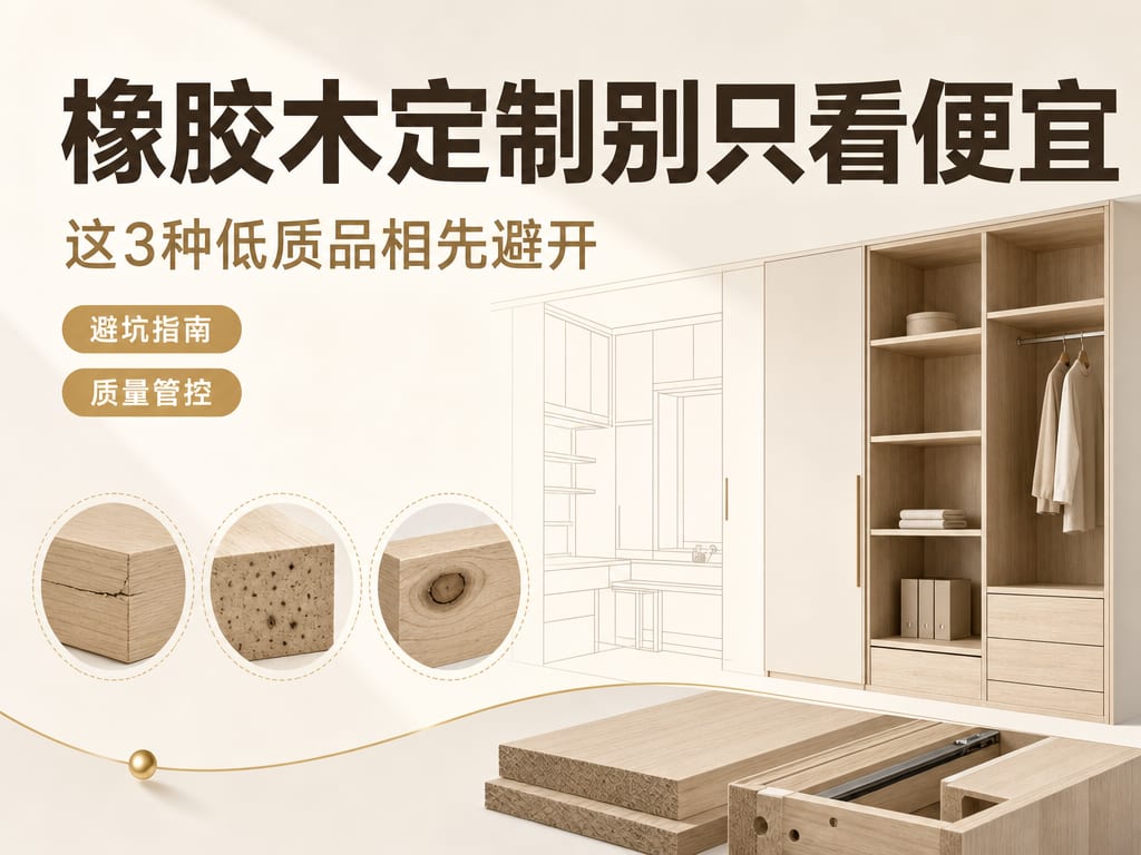 橡胶木定制别只看便宜:这3种低质品相先避开