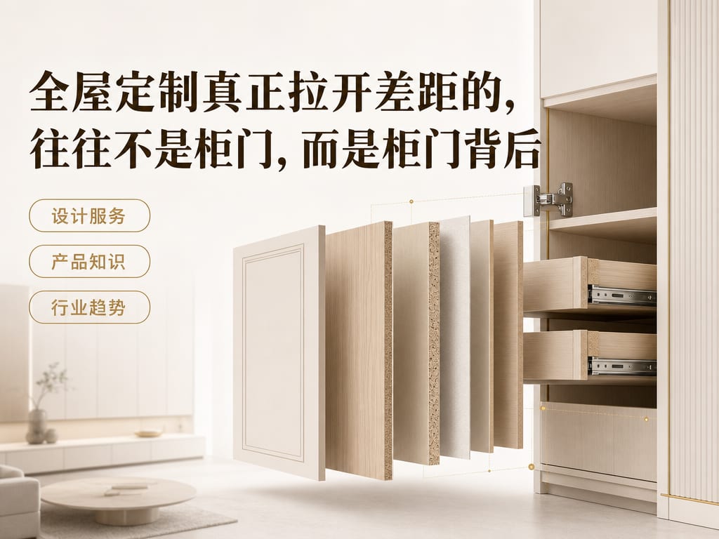 全屋定制真正拉开差距的，往往不是柜门，而是柜门背后