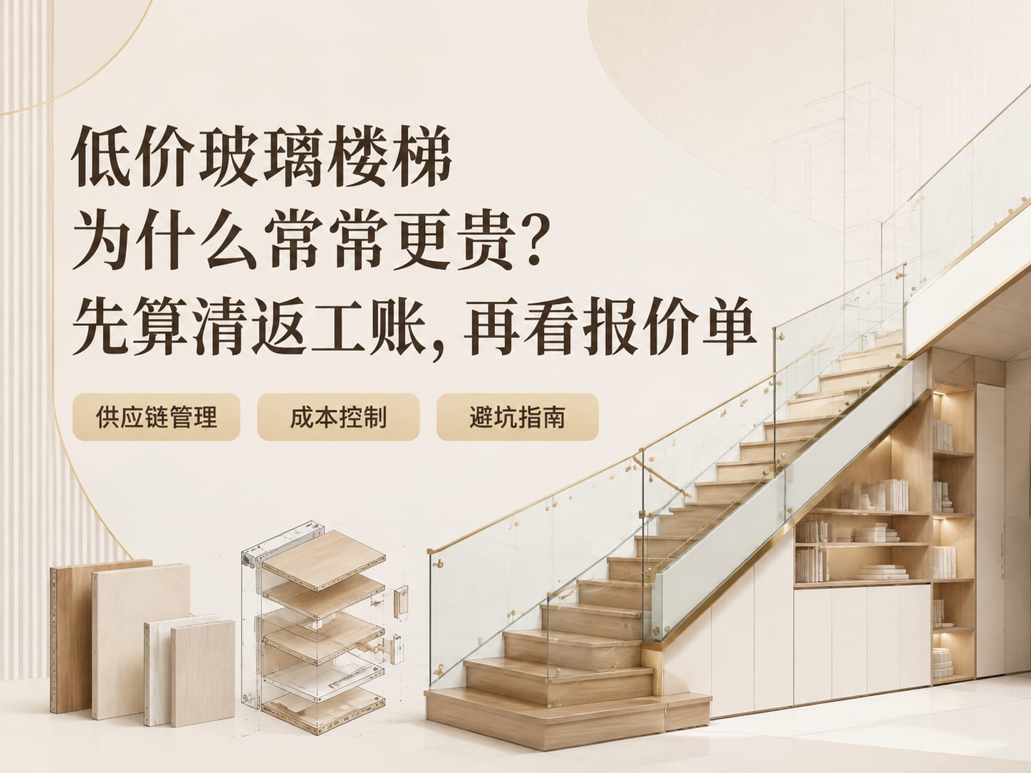 低价玻璃楼梯为什么常常更贵？先算清返工账，再看报价单