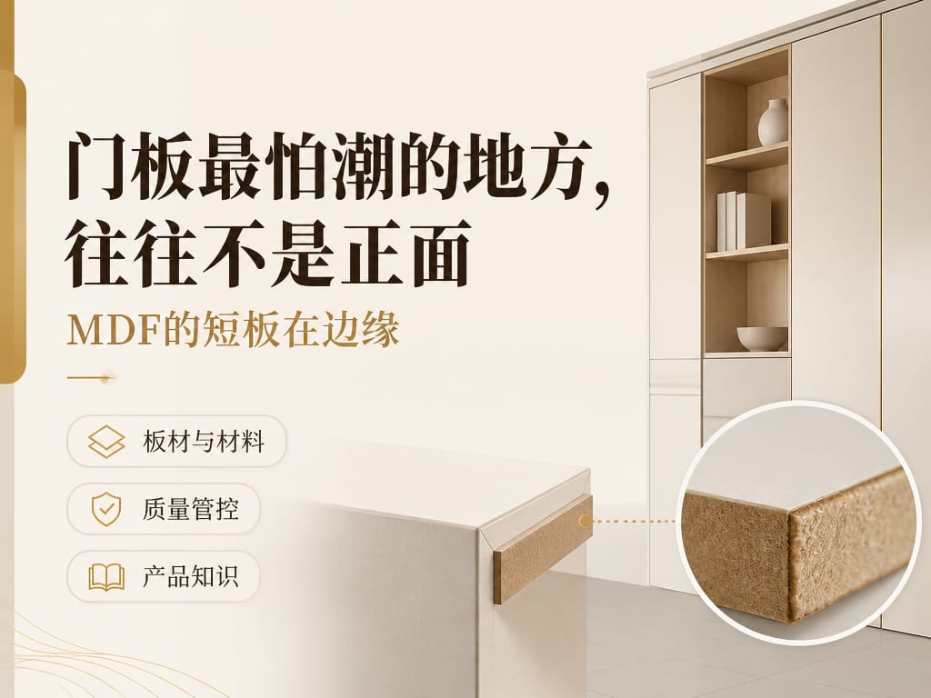 门板最怕潮的地方，往往不是正面：MDF的短板在边缘