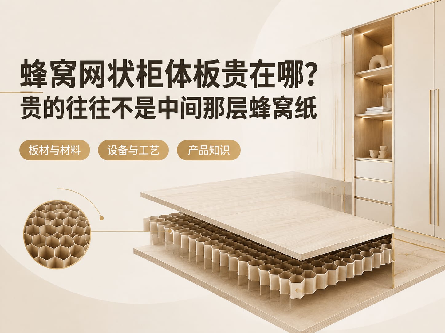 蜂窝网状柜体板贵在哪?贵的往往不是中间那层蜂窝纸