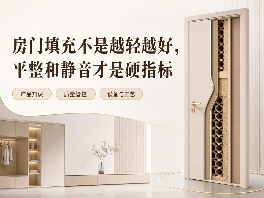 房门填充不是越轻越好，平整和静音才是硬指标