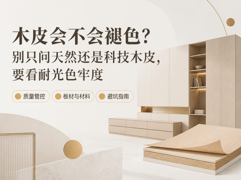 木皮会不会褪色?别只问天然还是科技木皮,要看耐光色牢度