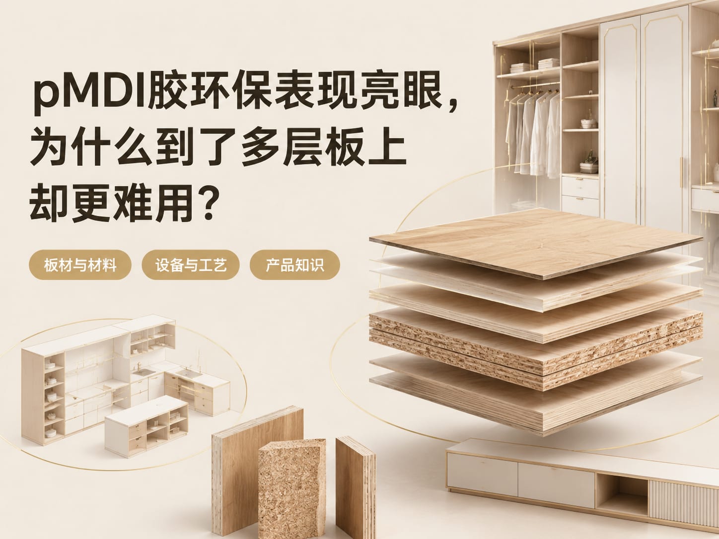 pMDI胶环保表现亮眼,为什么到了多层板上却更难用?